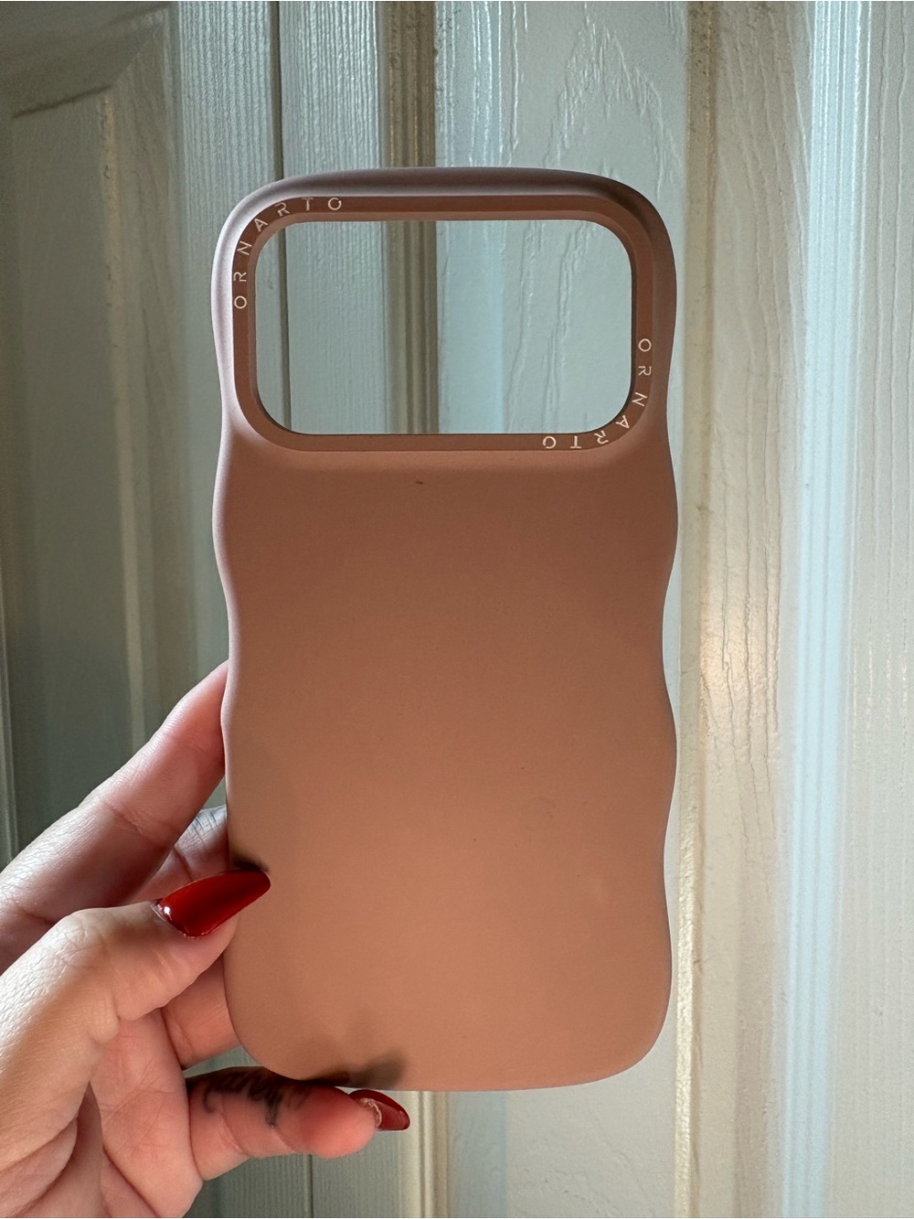 Brown Silicone iPhone Case